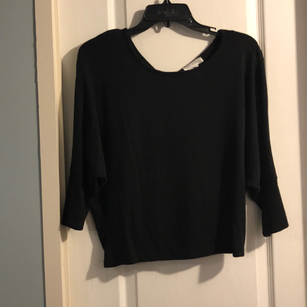 Open back sweater